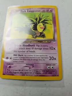 Dark Exeggcutor 33/105 Neo Destiny Set Rare Vintage Pokemon Card - Image 4