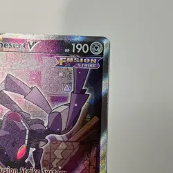 Pokemon TCG Genesect V Fusion Strike Alternate Art Rare Card 255/264 nm - Image 4