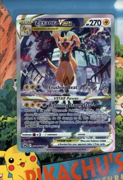 Pokemon TCG Zeraora VSTAR GG43/GG70 Crown Zenith: Galarian Gallery Holo NM/M - Image 1