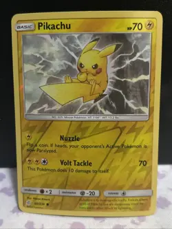 Pikachu Pokemon Sun & Moon Reverse Holo - Cosmic Eclipse 66/236 NM - Image 1