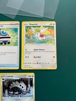 Shaymin 115/159 Error Miscut Pokemon Crown Zenith Lairon Rescue Carrier - Image 3