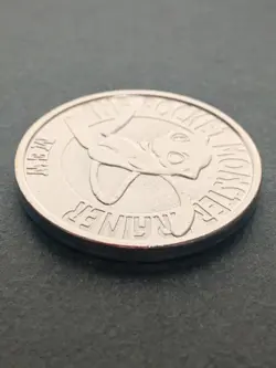 Mew NO.151 Pokemon Battle Coin Medal 1997 Japan Pokemon RARE Nintendo Silver - Image 5