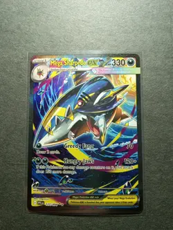 Mega Sharpedo Ex 127/94 Phantasmal Flames Ultra Rare Holo Pokemon - Image 1