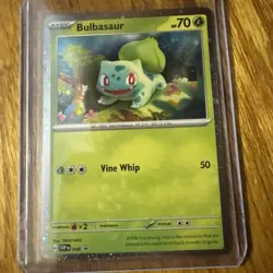 Bulbasaur Cosmos Holo Pokemon Scarlet & Violet Black Star Promo 046 - Image 1