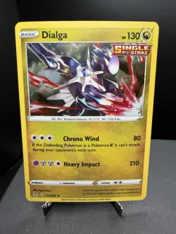 Pokemon TCG SWSH Evolving Skies Dialga 112/203 Cosmos Holo Rare Promo NM! - Image 1