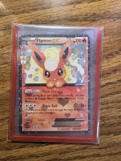 Pokemon TCG Flareon EX Ultra Rare Full Art Holo RC6/RC32 Generations 170HP Basic - Image 1