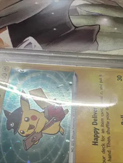 Pokemon 2020 SWSH Black Star Promo #074 Special Delivery Pikachu-Holo PSA 6 - Image 3