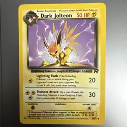 2000 Pokemon Team Rocket Dark Jolteon #38 NM/VLP - Image 1