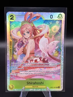 ONE PIECE - SHIRAHOSHI - EB01-057 - SUPER RARE - ENG PREMIUM BOOSTER 2 PRB02 - Image 1