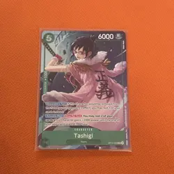 One Piece The Azure Sea's Seven Dash Pack Promo Tashigi OP14 029 R Foil OP-14 - Image 1