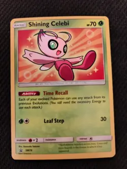 Pokemon card Shining Celebi-SM79-english-PSA9 - Image 2