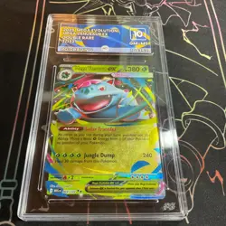 PG 10 Mega Venusaur ex 003/132 Pokemon Card Me01: Mega Evolution Holo GEM MINT - Image 1