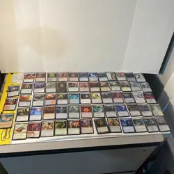 Vintage Magic The Gathering Card Lot Of 60+ Cards Free Shipping! - Image 1