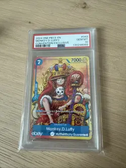 Monkey.D.Luffy (Convention Promo 2024) P-043 One Piece Promotion Cards PSA 10 - Image 1