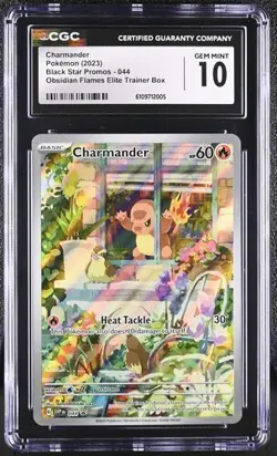 CGC 10 Gem Mint Charmander 044 Sv: Scarlet & Violet Promo Cards Holo - Image 1
