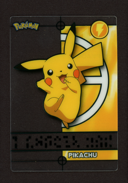 Pikachu Clear Card - Pokemon Magic Message Cards 2006 Merlin - LP - Image 1