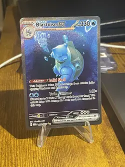 Pokemon TCG Blastoise EX Card 200/165 Scarlet & Violet 151 Series - Image 1