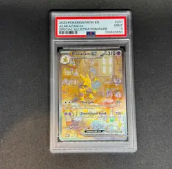 PSA 9 Alakazam ex 201/165 Special Illustration Rare 151 Pokemon Card Mint - Image 1