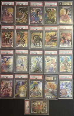 Dragon Ball Super TCG Cell Saga PSA 10 Card Lot - Image 1
