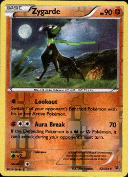 Zygarde 52/124 Reverse Holo | Fates Collide | Pokemon Card - Image 1