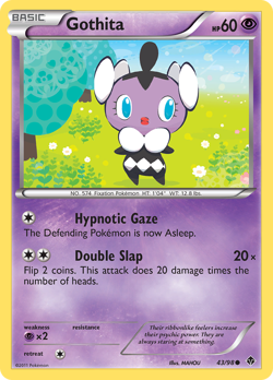 Gothita 43/98 Common | Emerging Powers | Pokemon Card - Image 1