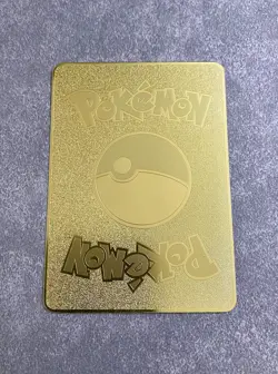 1 Pokemon TCG Metal Card - Single GOLD HARD METAL Charizard GX - Image 2