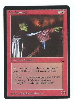 Orc General MTG The Dark LP Magic The Gathering - Image 1