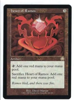 Heart of Ramos MTG Mercadian Masques NM Magic The Gathering - Image 1