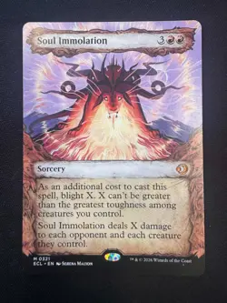 Soul Immolation (Showcase) - MTG Lorwyn Eclipsed Regular - NM/M - Image 1