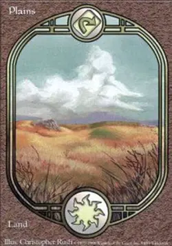 Plains (84) PL/MP, English MTG Unglued - Image 1