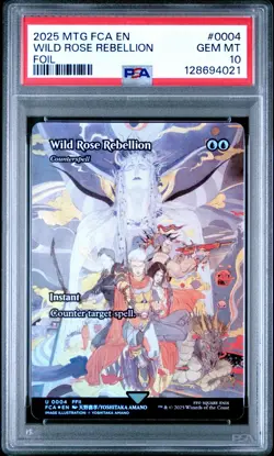 PSA 10 - Wild Rose Rebellion 0004 Foil Final Fantasy Through the Ages MTG Magic - Image 1