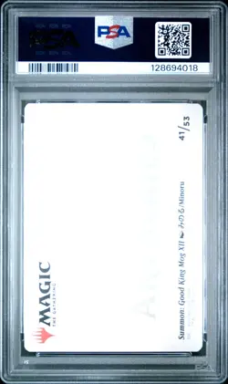 PSA 10 - Good King Mog XII 41/53 Gold Stamped - Final Fantasy Art Series MTG - Image 2