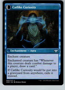 Mischievous Catgeist // Catlike Curiosity - VOW - - 69 - MTG - Image 2