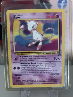 1999 POKEMON MEW VINTAGE PROMO BLACK STAR #8 - Image 1