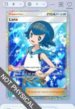 Pokemon TCG POCKET - Lana Full Art 2⭐, Celestial Guardians, English - Image 1