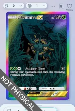 Pokemon TCG POCKET - Dhelmise Full Art 2⭐, Celestial Guardians, English - Image 1