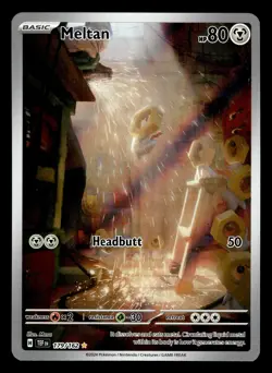 Meltan 179/162 Illustration Rare Temporal Forces Pokemon Card - Image 1