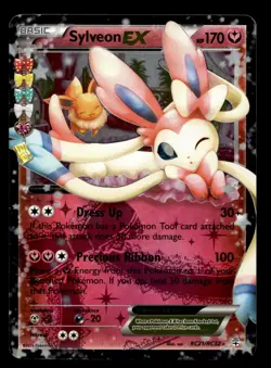 Sylveon EX RC21/RC32 Ultra Rare Radiant Collection Generations Pokemon Card - Image 1