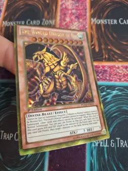 Yugioh The Winged Dragon of Ra PGLD-EN031 Gold Secret Rare 1st Edition NM - Image 2