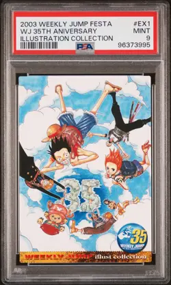 PSA 9 - One Piece WJ 35th #EX1 - Weekly Jump Festa Illustration Collection 2003 - Image 1