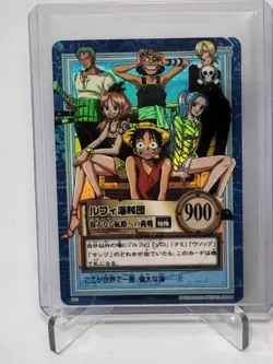One Piece Carddass Hyper Battle Straw Hat Crew Holo Rare - Image 1