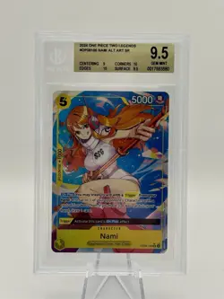 One Piece Nami 2024 - Two Legends OP08-106 Alternate Art - English - BGS 9.5 GEM - Image 1