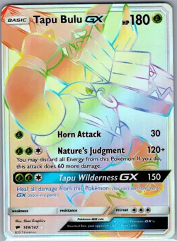 Tapu Bulu GX (Secret) 149/147 SM - Burning Shadows - Pokemon Card - NM - Image 1