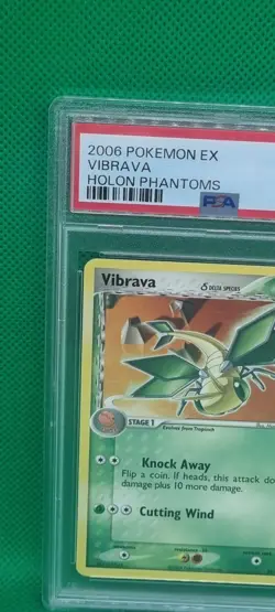 PSA 9 2006 Pokemon Vibrava EX Holon Phantoms Card #54/110 MINT Grade Vintage TCG - Image 3