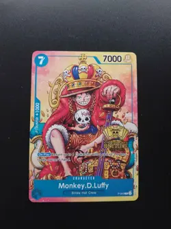 Monkey.D.Luffy (2nd Anniversary Stamped Promo) - One Piece Promotion Cards - Image 1