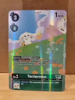 Terriermon ST17-02 SR (Limited Card Pack -Billion Bullet-) - Digimon - Image 1