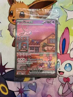 Mew ex SVP 053 SEALED 151 Black Star Promo Pokemon Card - Image 1