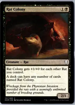 Dominaria #101 Rat Colony - Image 1