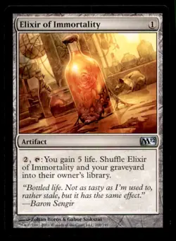 Elixir of Immortality LP Light Play Magic 2012 MTG [10722] - Image 1