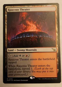 Raucous Theater MKM #266 Rare Land Regular NM+ - Image 1